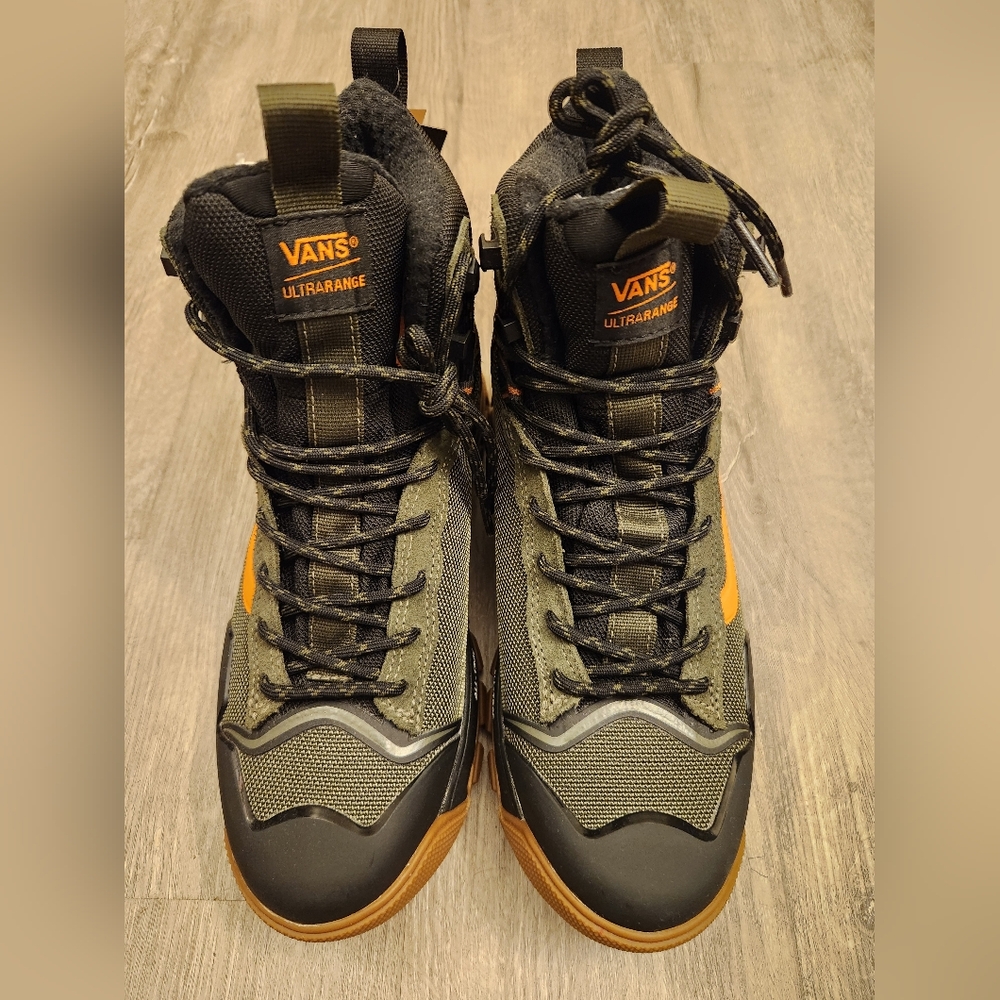 Vans MTE-3 UltraRange Exo Hi Gore-Tex Boots Mens Size 8 Olive Orange NEW No Box - Picture 2 of 8